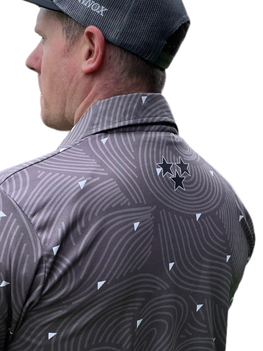 Lennox Pro Golf Polo Grey Swirl